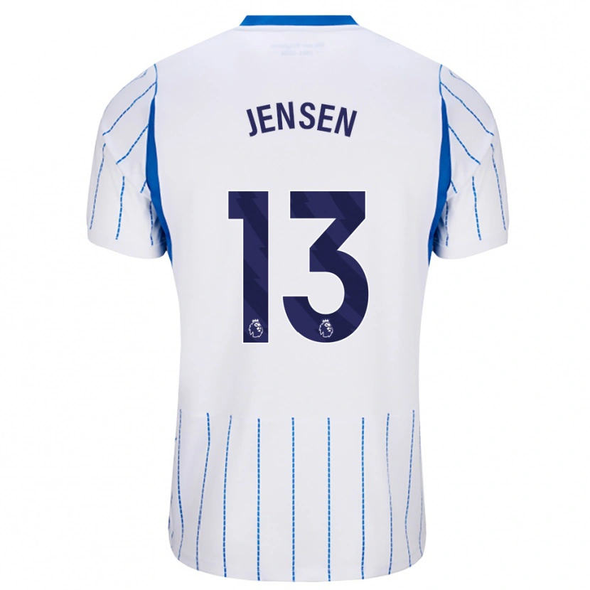 Danxen Kinderen Sebastian Jensen #13 Hemelsblauw Wit Uitshirt Uittenue 2026/27 T-Shirt