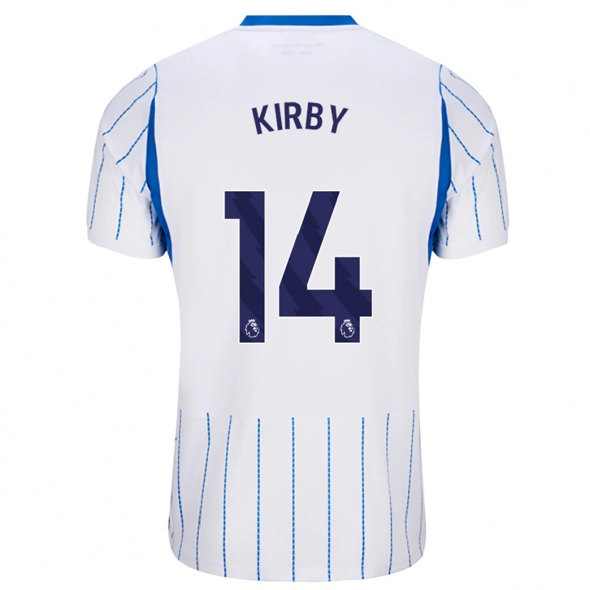 Danxen Kinderen Fran Kirby #14 Hemelsblauw Wit Uitshirt Uittenue 2026/27 T-Shirt