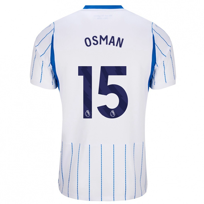 Danxen Kinderen Ibrahim Osman #15 Hemelsblauw Wit Uitshirt Uittenue 2026/27 T-Shirt