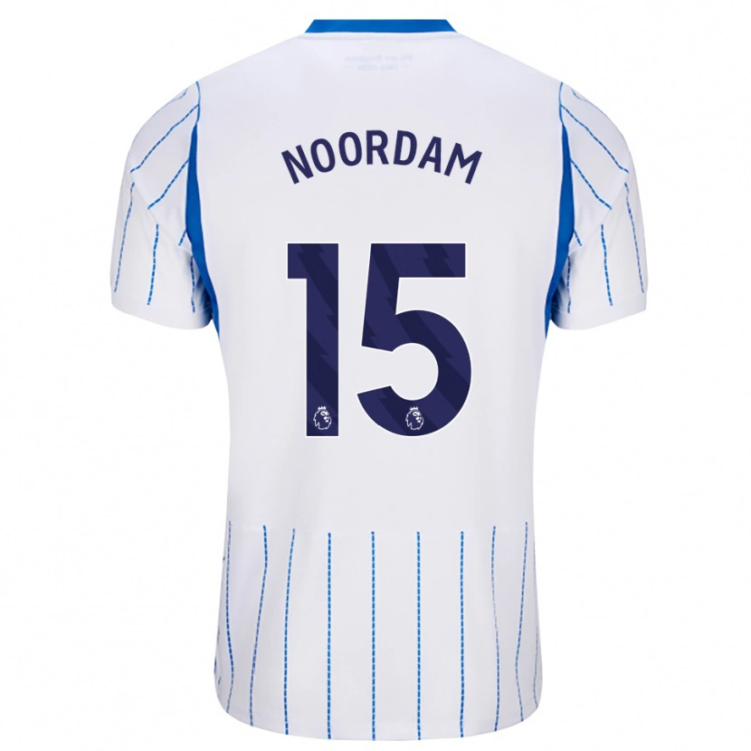 Danxen Kinderen Nadine Noordam #15 Hemelsblauw Wit Uitshirt Uittenue 2026/27 T-Shirt