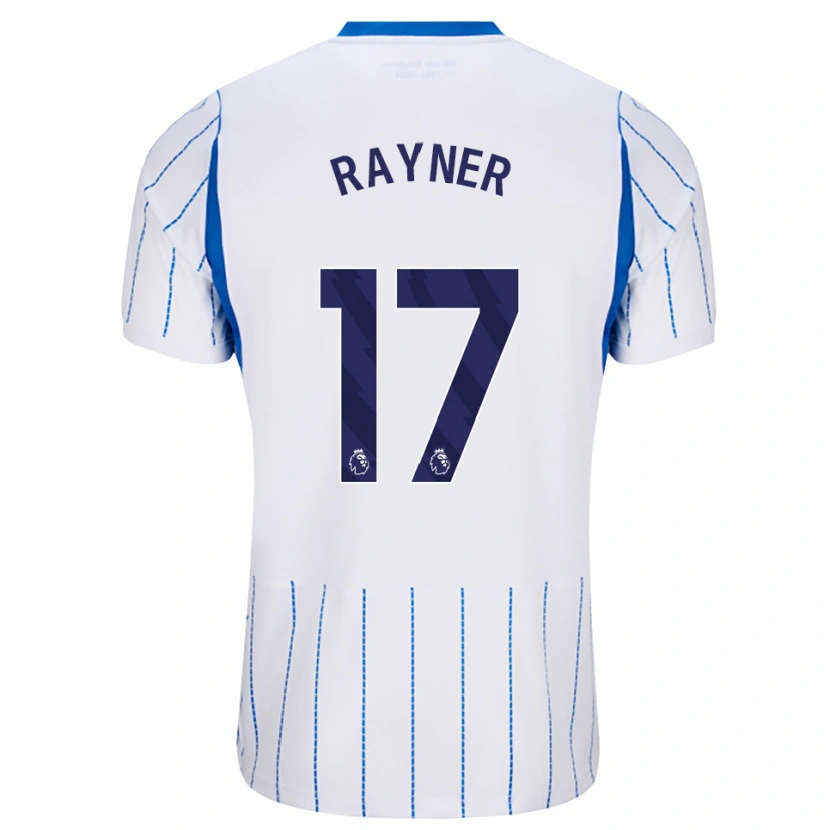 Danxen Kinderen Bex Rayner #17 Hemelsblauw Wit Uitshirt Uittenue 2026/27 T-Shirt