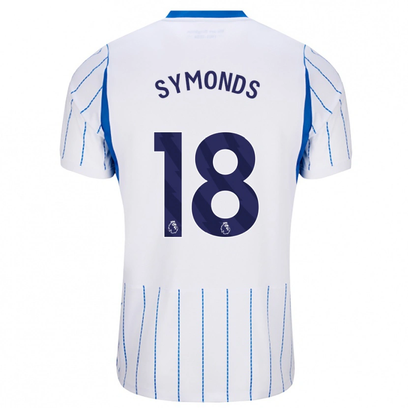 Danxen Kinderen Maisie Symonds #18 Hemelsblauw Wit Uitshirt Uittenue 2026/27 T-Shirt