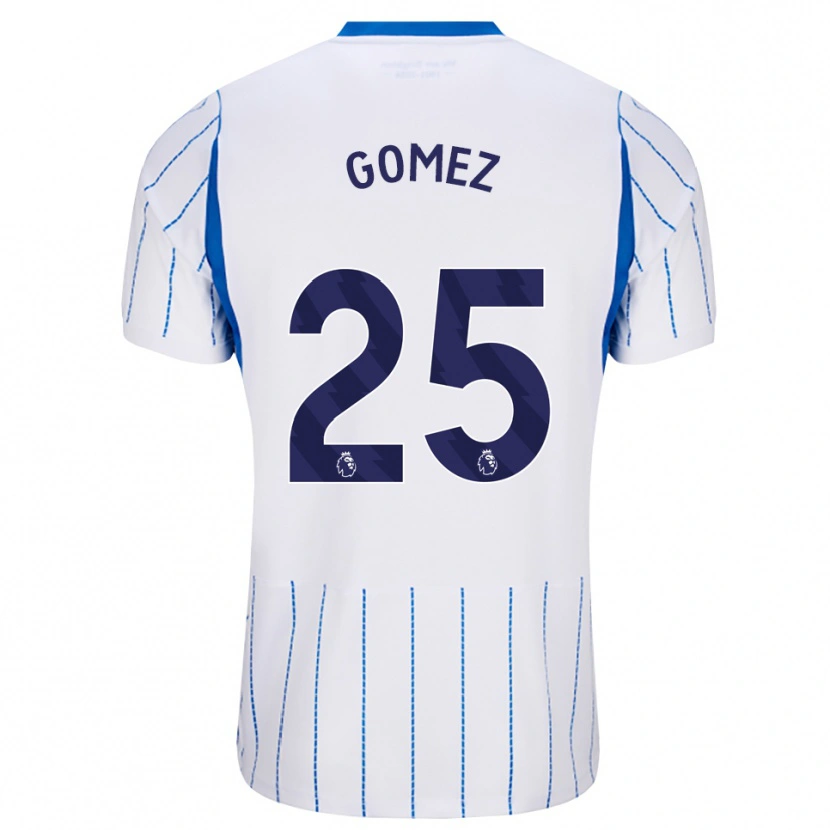 Danxen Kinderen Diego Gómez #25 Hemelsblauw Wit Uitshirt Uittenue 2026/27 T-Shirt
