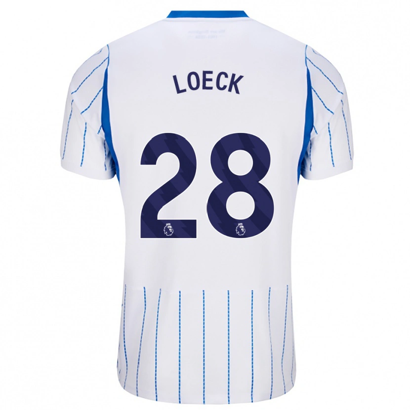 Danxen Kinderen Melina Loeck #28 Hemelsblauw Wit Uitshirt Uittenue 2026/27 T-Shirt