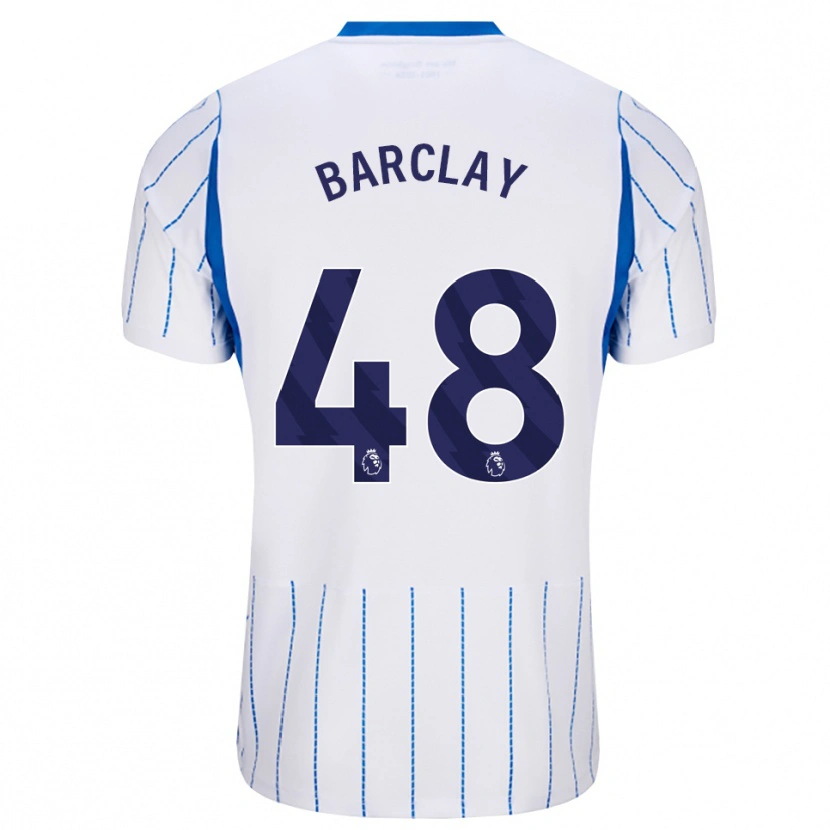Danxen Kinderen Ben Barclay #48 Hemelsblauw Wit Uitshirt Uittenue 2026/27 T-Shirt
