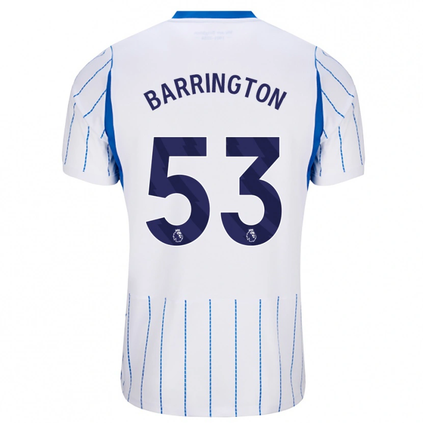 Danxen Kinderen Luca Barrington #53 Hemelsblauw Wit Uitshirt Uittenue 2026/27 T-Shirt