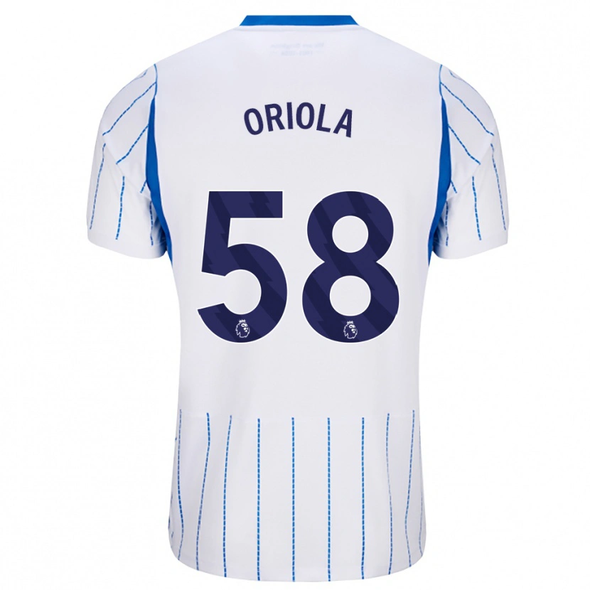 Danxen Kinderen Nehemiah Oriola #58 Hemelsblauw Wit Uitshirt Uittenue 2026/27 T-Shirt