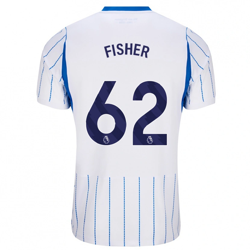 Danxen Kinderen Hugo Fisher #62 Hemelsblauw Wit Uitshirt Uittenue 2026/27 T-Shirt