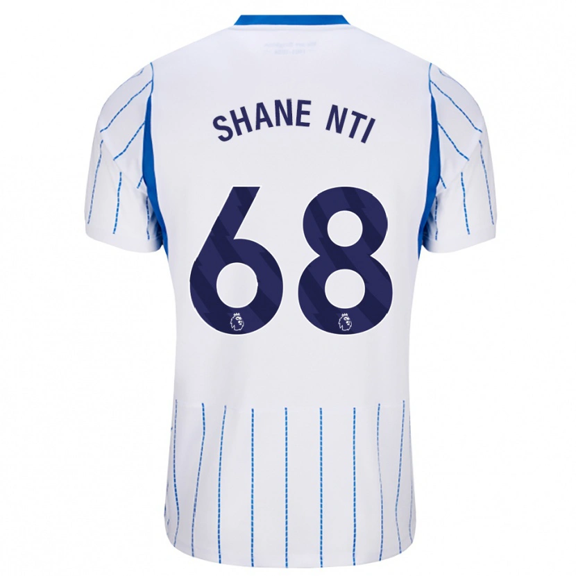 Danxen Kinderen Shane Nti #68 Hemelsblauw Wit Uitshirt Uittenue 2026/27 T-Shirt