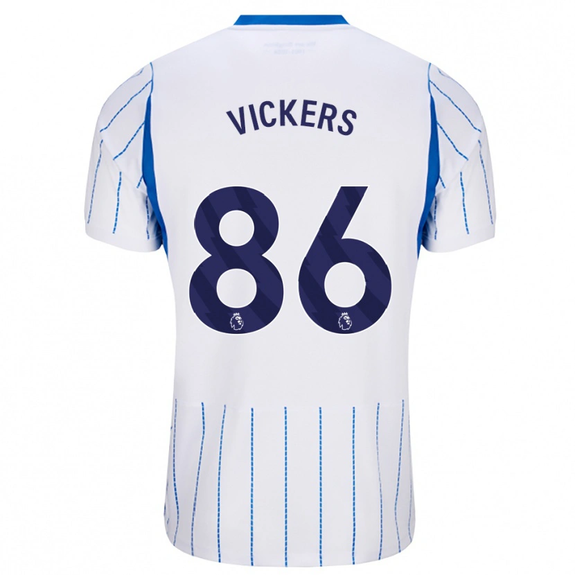 Danxen Kinderen Jacob Vickers #86 Hemelsblauw Wit Uitshirt Uittenue 2026/27 T-Shirt