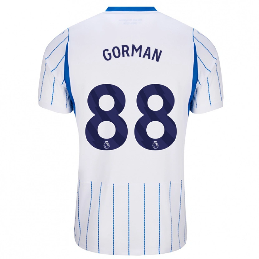 Danxen Kinderen Ronnie Gorman #88 Hemelsblauw Wit Uitshirt Uittenue 2026/27 T-Shirt
