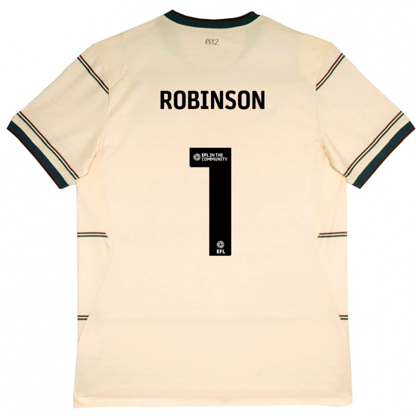 Danxen Kinderen Jack Robinson #1 Beige Bordeaux Uitshirt Uittenue 2026/27 T-Shirt