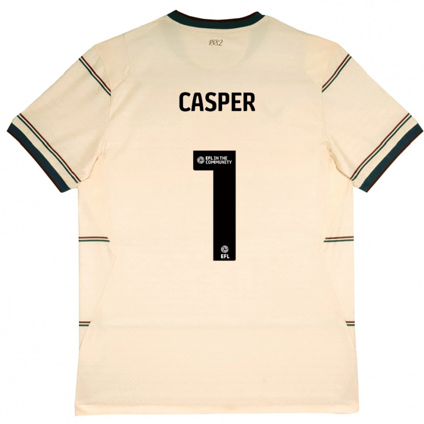Danxen Kinderen Charlie Casper #1 Beige Bordeaux Uitshirt Uittenue 2026/27 T-Shirt