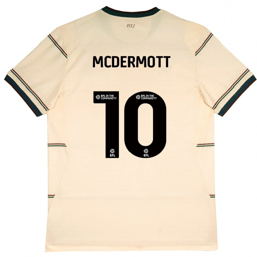 Danxen Kinderen Tommy Mcdermott #10 Beige Bordeaux Uitshirt Uittenue 2026/27 T-Shirt