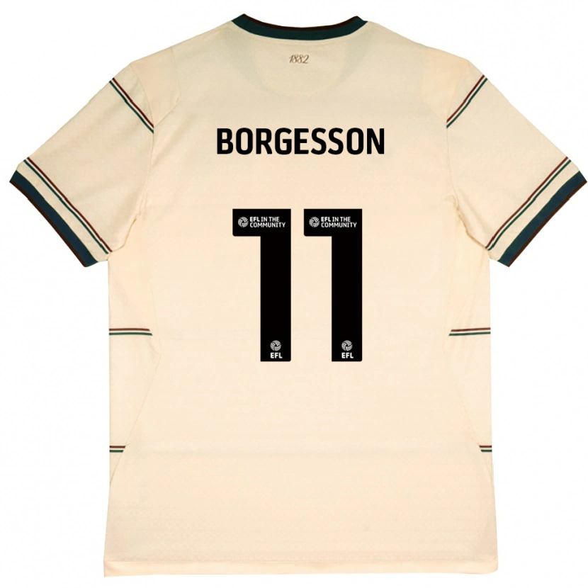 Danxen Kinderen Blayz Borgesson #11 Beige Bordeaux Uitshirt Uittenue 2026/27 T-Shirt