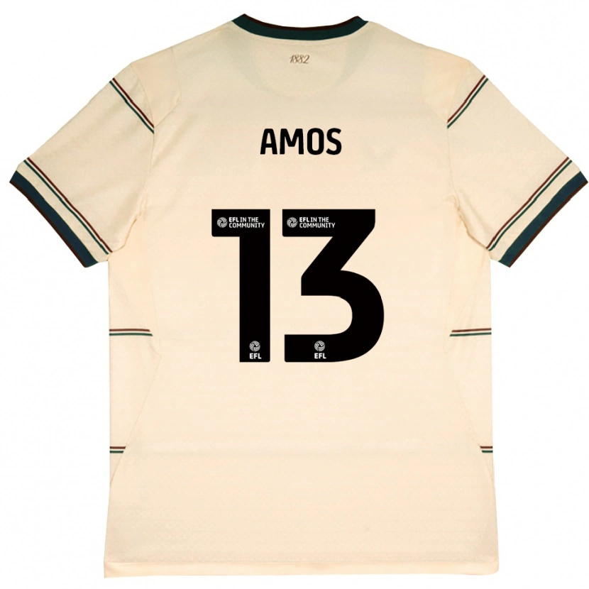 Danxen Kinderen Ben Amos #13 Beige Bordeaux Uitshirt Uittenue 2026/27 T-Shirt