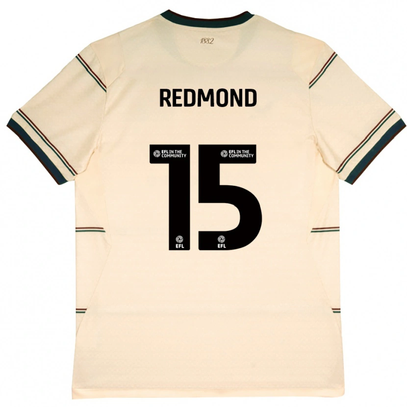 Danxen Kinderen Nathan Redmond #15 Beige Bordeaux Uitshirt Uittenue 2026/27 T-Shirt