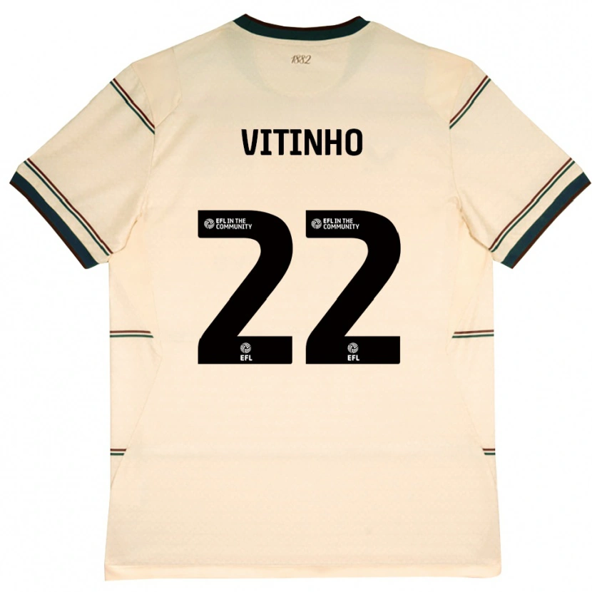 Danxen Kinderen Vitinho #22 Beige Bordeaux Uitshirt Uittenue 2026/27 T-Shirt