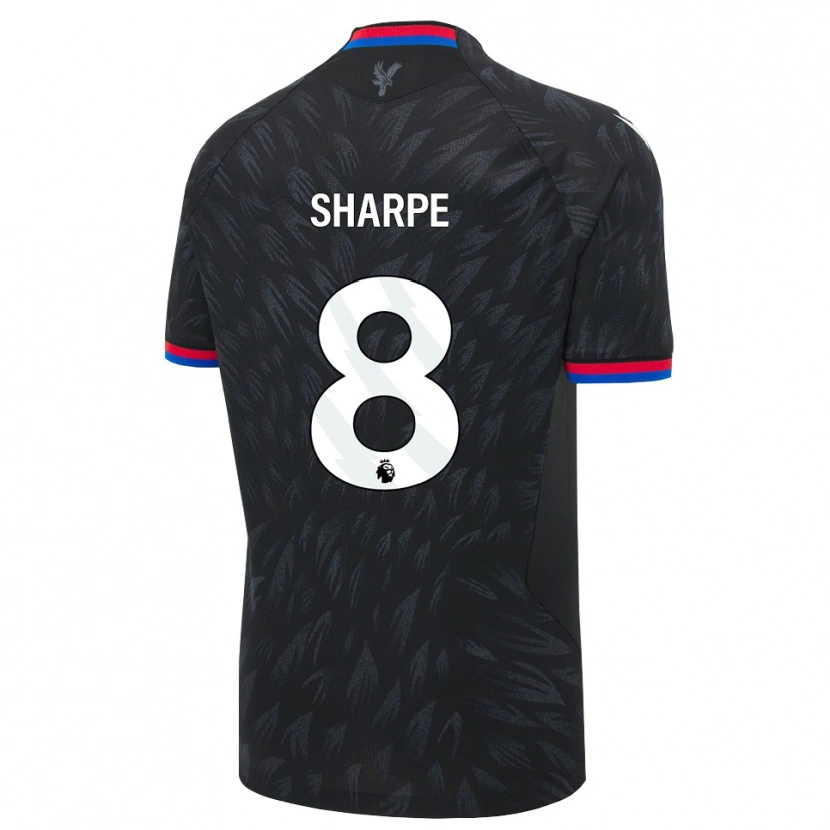 Danxen Kinderen Molly-Mae Sharpe #8 Zwart Blauw Rood Uitshirt Uittenue 2026/27 T-Shirt