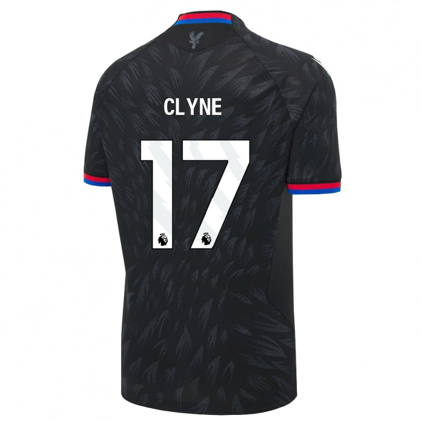 Danxen Kinderen Nathaniel Clyne #17 Zwart Blauw Rood Uitshirt Uittenue 2026/27 T-Shirt