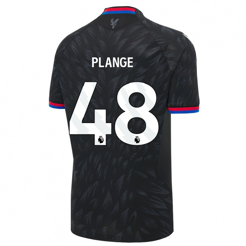 Danxen Kinderen Luke Plange #48 Zwart Blauw Rood Uitshirt Uittenue 2026/27 T-Shirt