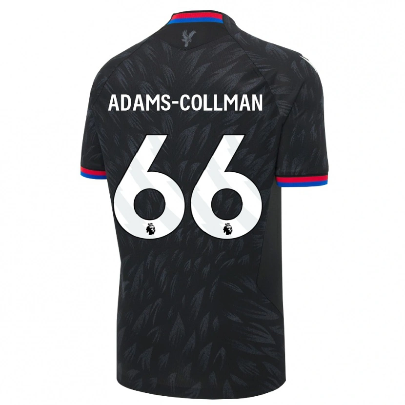 Danxen Kinderen Kai-Reece Adams-Collman #66 Zwart Blauw Rood Uitshirt Uittenue 2026/27 T-Shirt