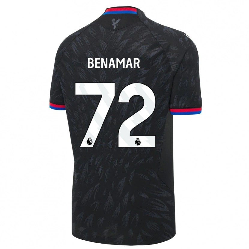 Danxen Kinderen Dean Benamar #72 Zwart Blauw Rood Uitshirt Uittenue 2026/27 T-Shirt