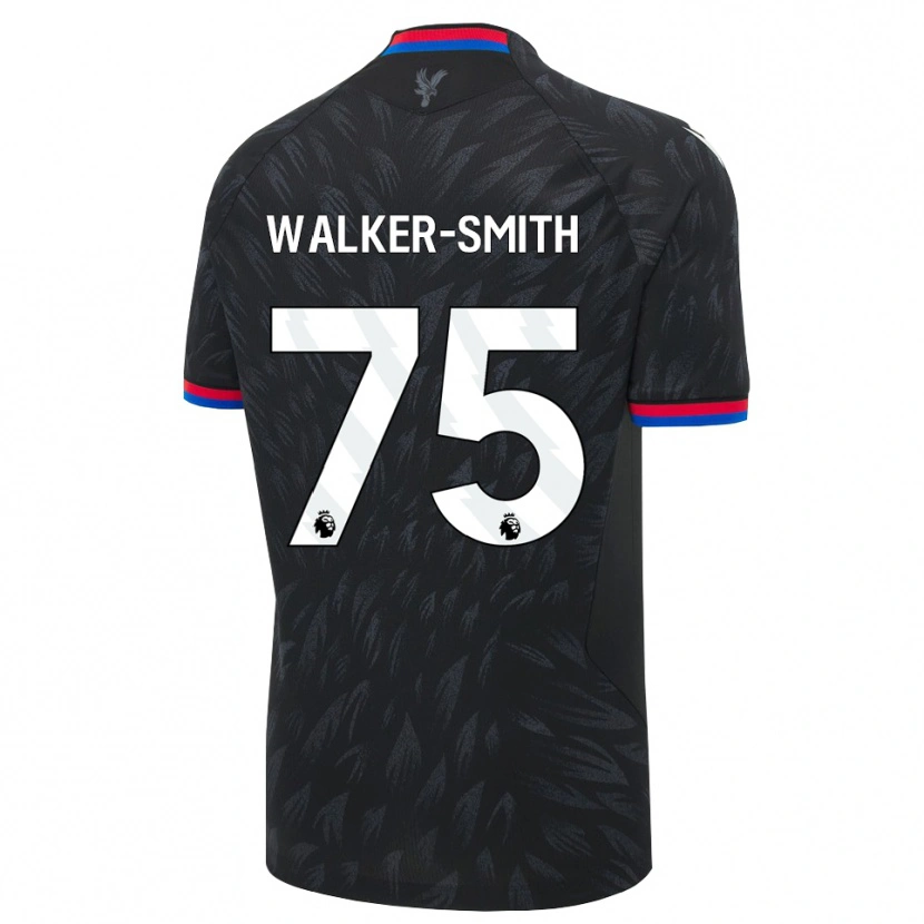 Danxen Kinderen Charlie Walker-Smith #75 Zwart Blauw Rood Uitshirt Uittenue 2026/27 T-Shirt