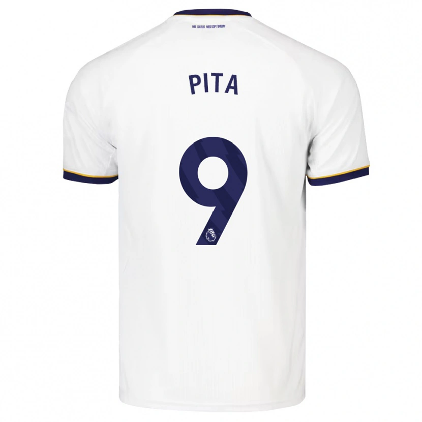 Danxen Kinderen Shea Pita #9 Middernachtblauw Wit Geel Uitshirt Uittenue 2026/27 T-Shirt