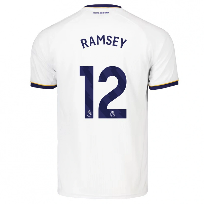 Danxen Kinderen Emily Ramsey #12 Middernachtblauw Wit Geel Uitshirt Uittenue 2026/27 T-Shirt