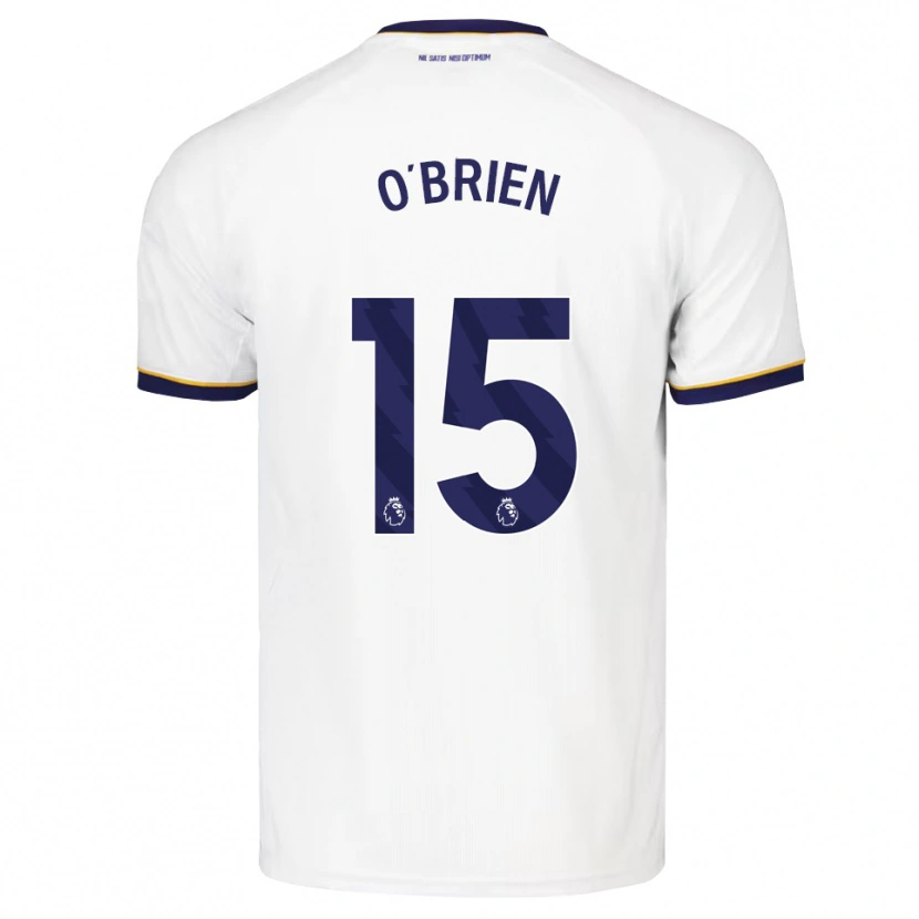Danxen Kinderen Jake O'brien #15 Middernachtblauw Wit Geel Uitshirt Uittenue 2026/27 T-Shirt