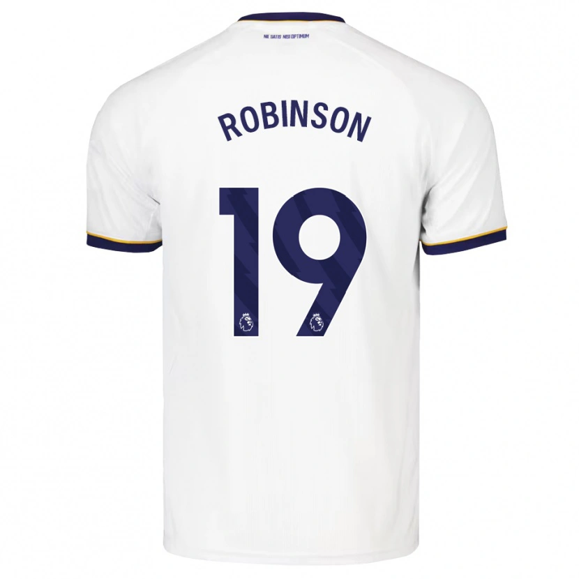 Danxen Kinderen Katie Robinson #19 Middernachtblauw Wit Geel Uitshirt Uittenue 2026/27 T-Shirt