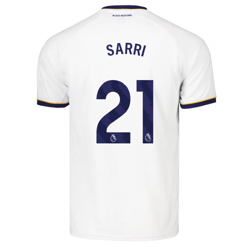 Danxen Kinderen Veatriki Sarri #21 Middernachtblauw Wit Geel Uitshirt Uittenue 2026/27 T-Shirt