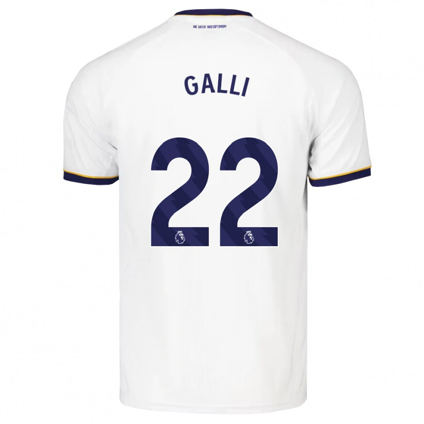Danxen Kinderen Aurora Galli #22 Middernachtblauw Wit Geel Uitshirt Uittenue 2026/27 T-Shirt
