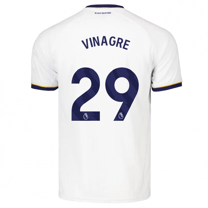 Danxen Kinderen Ruben Vinagre #29 Middernachtblauw Wit Geel Uitshirt Uittenue 2026/27 T-Shirt