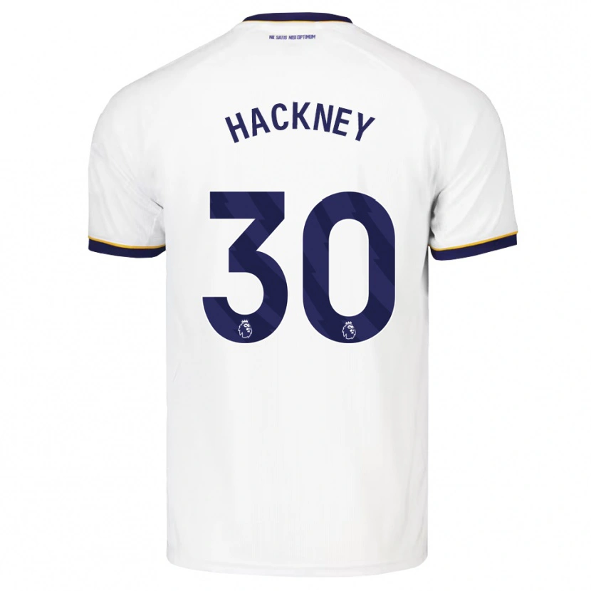 Danxen Kinderen Hayden Hackney #30 Middernachtblauw Wit Geel Uitshirt Uittenue 2026/27 T-Shirt