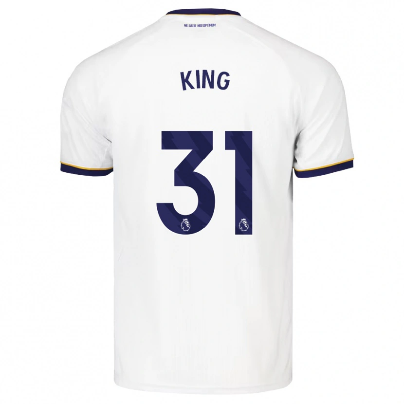 Danxen Kinderen Tom King #31 Middernachtblauw Wit Geel Uitshirt Uittenue 2026/27 T-Shirt
