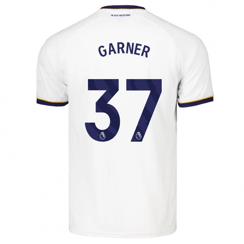 Danxen Kinderen James Garner #37 Middernachtblauw Wit Geel Uitshirt Uittenue 2026/27 T-Shirt