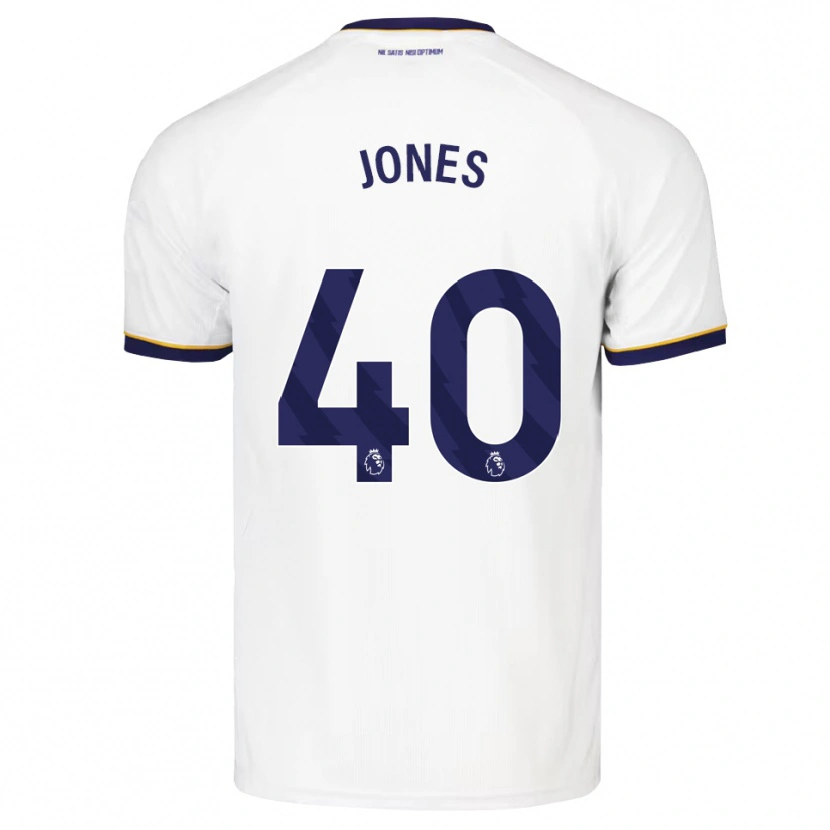 Danxen Kinderen Ellie Jones #40 Middernachtblauw Wit Geel Uitshirt Uittenue 2026/27 T-Shirt