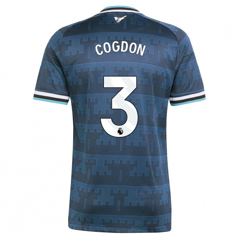Danxen Kinderen Jude Cogdon #3 Geel Zwart Blauw Uitshirt Uittenue 2026/27 T-Shirt