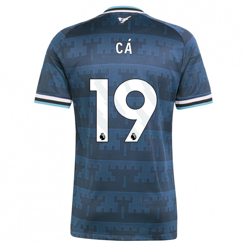 Danxen Kinderen Afner Cá #19 Geel Zwart Blauw Uitshirt Uittenue 2026/27 T-Shirt