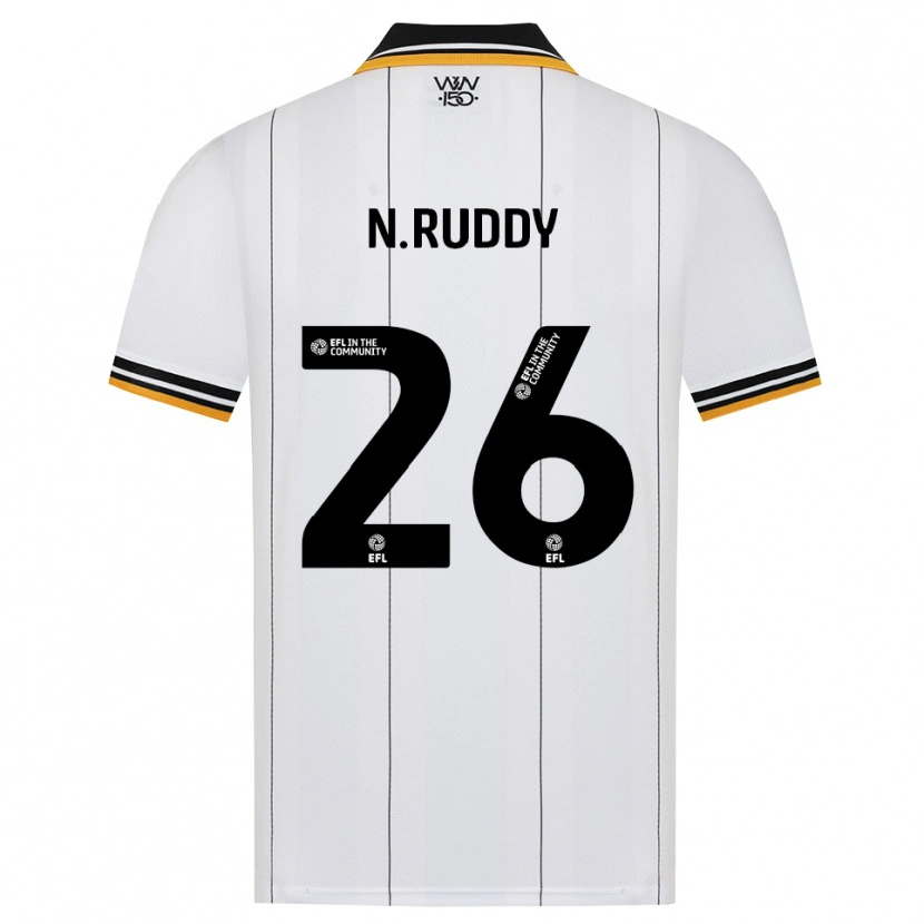 Danxen Kinderen John Ruddy #26 Oranje Wit Zwart Uitshirt Uittenue 2026/27 T-Shirt