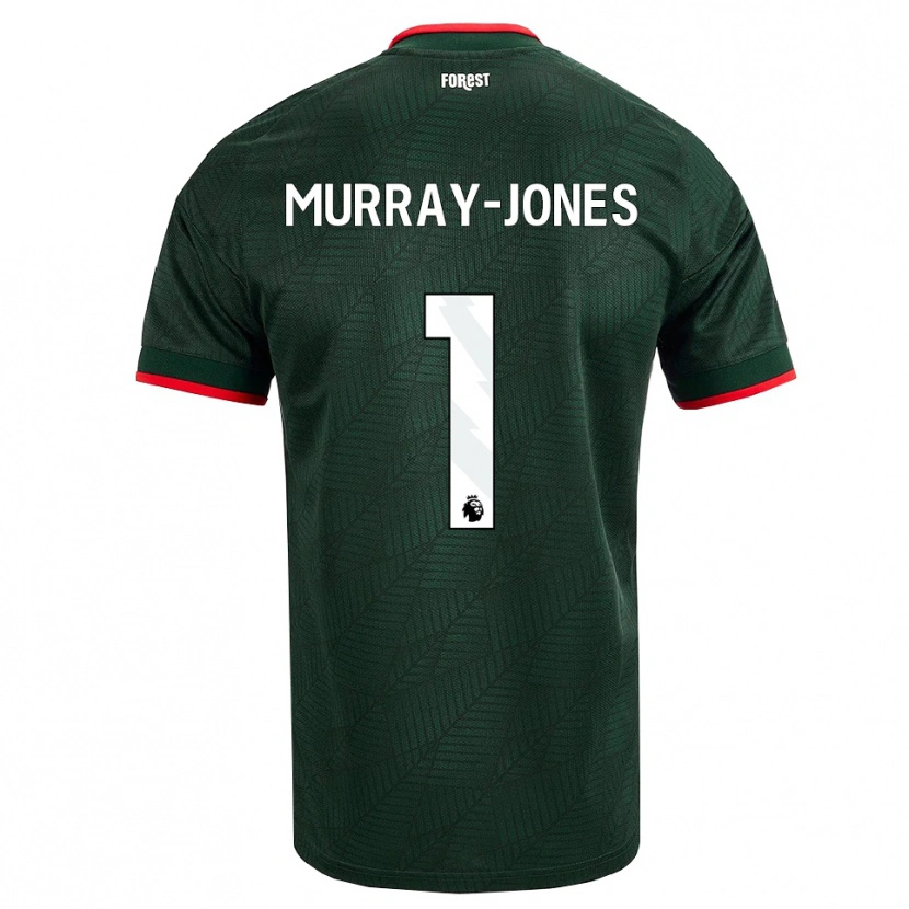 Danxen Kinderen George Murray-Jones #1 Donkergroen Rood Uitshirt Uittenue 2026/27 T-Shirt