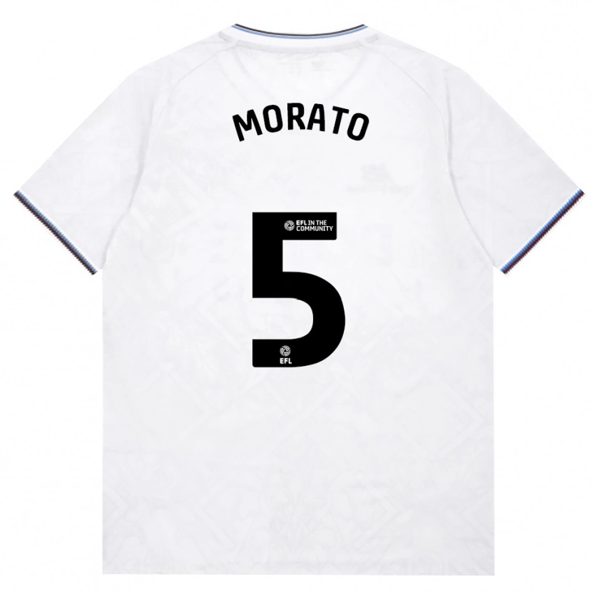 Danxen Kinderen Morato #5 Bordeaux Wit Uitshirt Uittenue 2026/27 T-Shirt