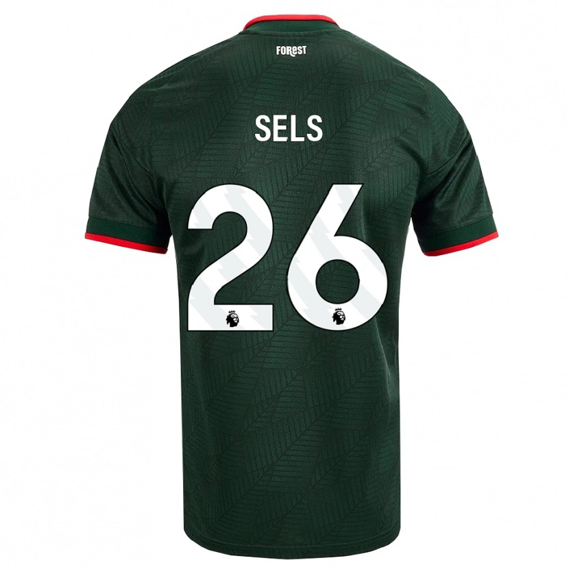 Danxen Kinderen Matz Sels #26 Donkergroen Rood Uitshirt Uittenue 2026/27 T-Shirt
