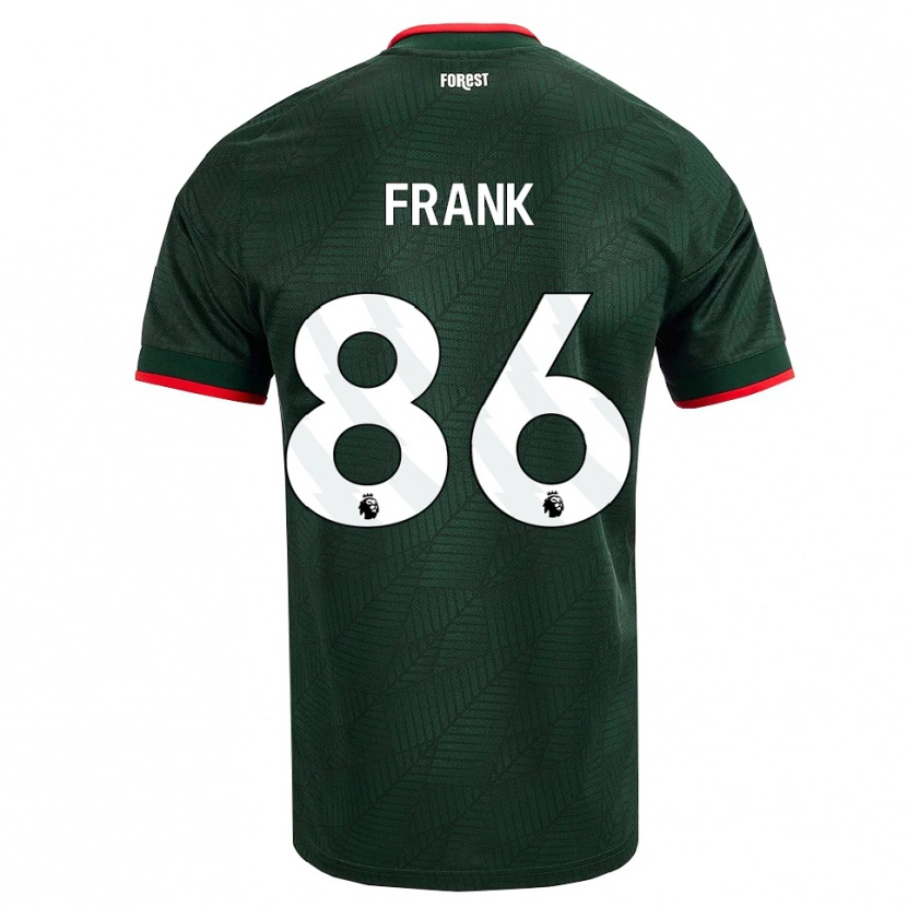 Danxen Kinderen Frank Djamna #86 Donkergroen Rood Uitshirt Uittenue 2026/27 T-Shirt