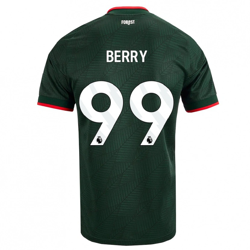 Danxen Kinderen Adam Berry #99 Donkergroen Rood Uitshirt Uittenue 2026/27 T-Shirt