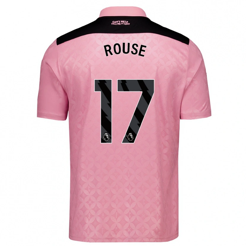 Danxen Kinderen Mollie Rouse #17 Lichtroze Zwart Uitshirt Uittenue 2026/27 T-Shirt