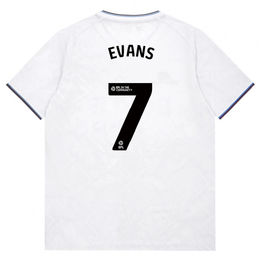 Danxen Kinderen Lisa Evans #7 Bordeaux Wit Uitshirt Uittenue 2026/27 T-Shirt
