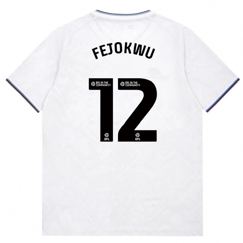 Danxen Kinderen Emmanuel Fejokwu #12 Bordeaux Wit Uitshirt Uittenue 2026/27 T-Shirt